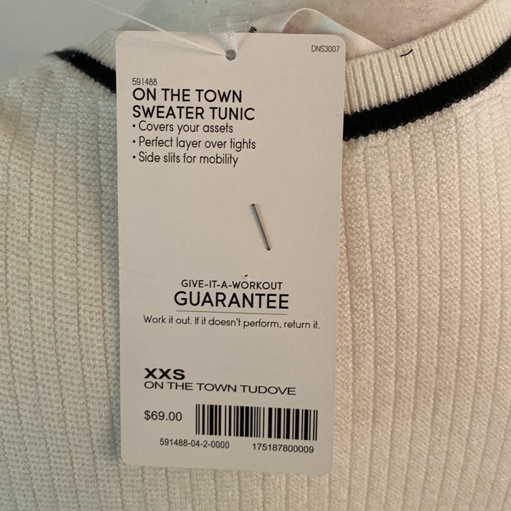 Athleta XXS sweater tunic NWT - Picture 5 of 10